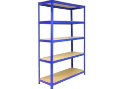 Monstershop 3 x T-Rax Lagerregal 180cm x 120cm x 45cm Blau