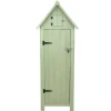 Monstershop Gartenschrank aus Holz Grün