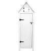 Monstershop Gartenschrank aus Holz Weiß