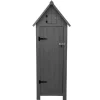 Monstershop Gartenschrank aus Holz Grau Monstershop Gartenschrank aus Holz – Grau
