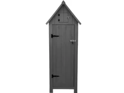 Monstershop Gartenschrank aus Holz Grau Monstershop Gartenschrank aus Holz – Grau