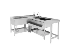 MonsterShop Modulare Cocktailbar-Station mit Eisbrunnen