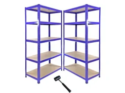 Monstershop Monster Racking Sparangebot 1 x T-Rax 90cm Eckregal + 2 x T-Rax 90cm in Blau