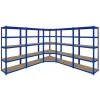 Monstershop Monster Racking T-Rax Eckregal & 4x 90cm Lagerregal Blau