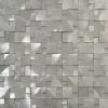 Mosaik Aluminium Silver 3D 30 cm x 31,5 cm