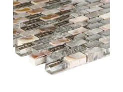 Mosaik Glas Stein 5th Avenue Dark 28,5 cm x 28,5 cm