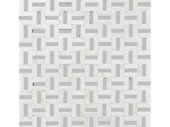 Mosaik Marmor & Aluminium Greek White 30 cm x 30 cm