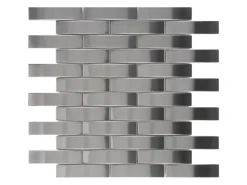 Mosaik Metall Edelstahl 29 cm x 28 cm