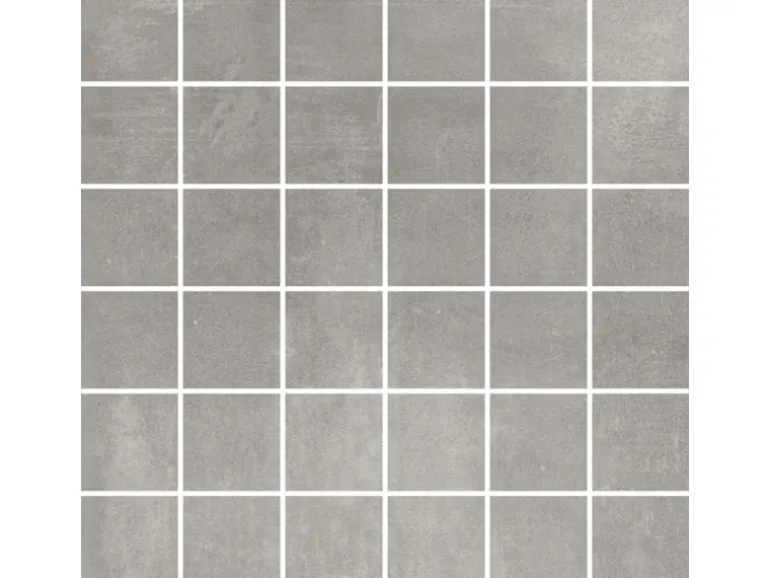 Mosaikfliese Denver Feinsteinzeug Grau 30 cm x 30 cm