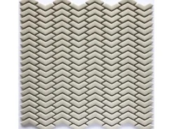 Mosaikmatte Cube 3 Glas Beige 29 cm x 29,5 cm