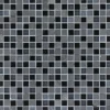 Mosaikmatte Glas & Marmor Black 30 cm x 30 cm