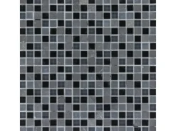 Mosaikmatte Glas & Marmor Black 30 cm x 30 cm
