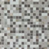 Mosaikmatte Glas Stein Beige Quarzit 30 cm x 30 cm