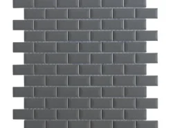 Mosaikmatte Metro Keramik Grau 30 cm x 30 cm