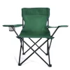 24Move Campingstuhl Faltstuhl Grün Mit Getraenkehalter Tragetasche Outdoor Faltbar Max 100Kg Anglerstuhl Polyester