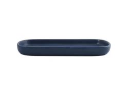 MSV Tablett Maonie Keramik 25,7 cm x 11,5 cm x 2,8 cm Dunkelblau