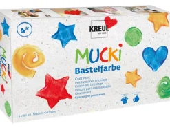 Mucki Bastelfarbe 6er Set 80 ml
