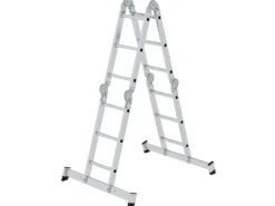 MUNK Vielzweckleiter mit Nivello Traverse 4x3 Sprossen