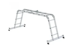MUNK Vielzweckleiter mit Nivello Traverse 4x3 Sprossen