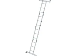 MUNK Vielzweckleiter mit Nivello Traverse 4x3 Sprossen