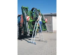 MUNK Vielzweckleiter mit Nivello Traverse 4x3 Sprossen