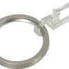 Mydeco Gardinen-Ringe Edelstahl-Optik Ø 3,4 cm für Ø 1,6 cm Gardinenstangen