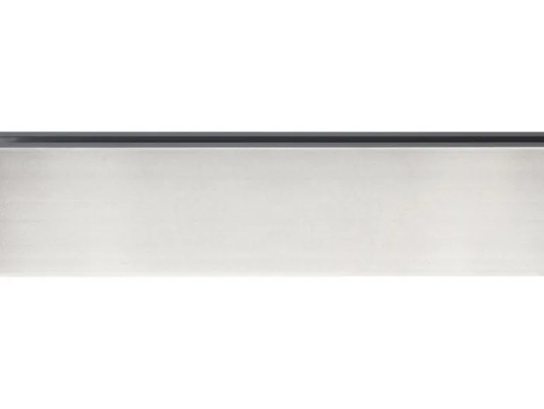 Mydeco Gardinenstange für Gleiter Edelstahl-Optik 3,2 cm x 1,1 cm Länge 260 cm