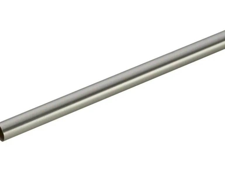 Mydeco Gardinenstange für Ringe Edelstahl-Optik Ø 2 cm x 200 cm