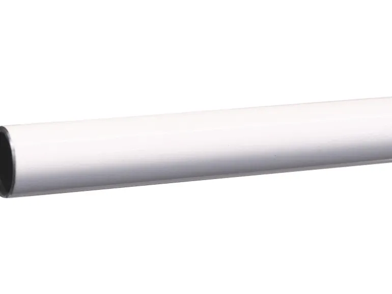 Mydeco Gardinenstange für Ringe Weiß Ø 2 cm x 240 cm