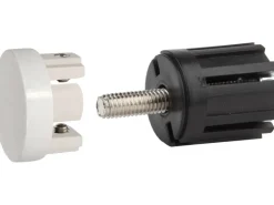 Mydeco Gardinenstange-Endstück Match Weiß Ø 2 cm