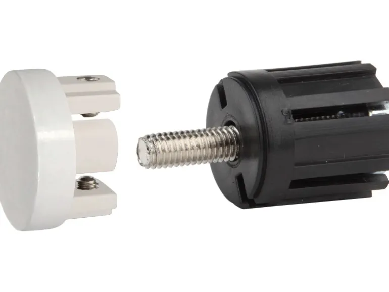 Mydeco Gardinenstange-Endstück Match Weiß Ø 2 cm