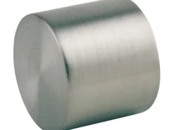 Mydeco Gardinenstange-Endstück Cap Edelstahl-Optik Ø 2 cm