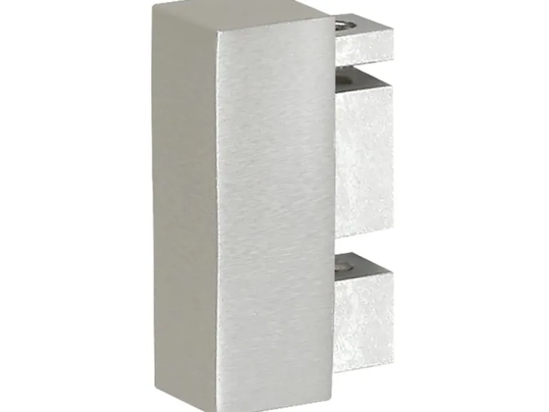 Mydeco Gardinenstange-Endstück End Edelstahl-Optik 3,2 cm x 1,1 cm