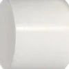 Mydeco Gardinenstange-Endstück Cap Weiß Ø 2 cm