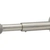 Mydeco Gardinenstange-Halterung Noble 1-läufig ausziehbar Edelstahl-Optik Ø 2 cm