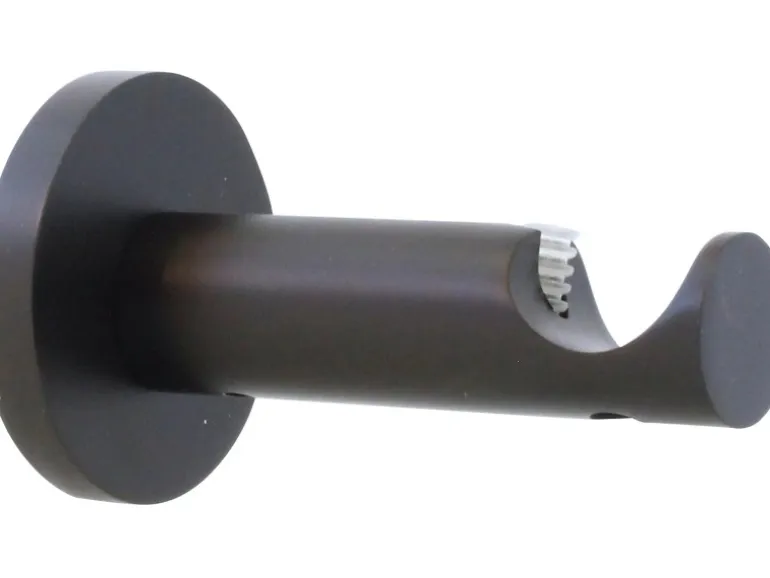 Mydeco Gardinenstange-Halterung Function Schwarz Ø 2 cm Abstand 6,5 cm