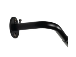 mydeco Gardinenstange-Set day & night ausziehbar Schwarz 120-210cm