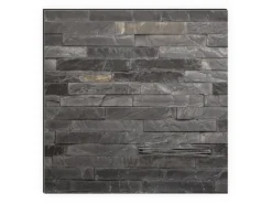 MySpotti Küchenrückwand Profix Cucina Black Bricks 160 x 60 cm Steingrau