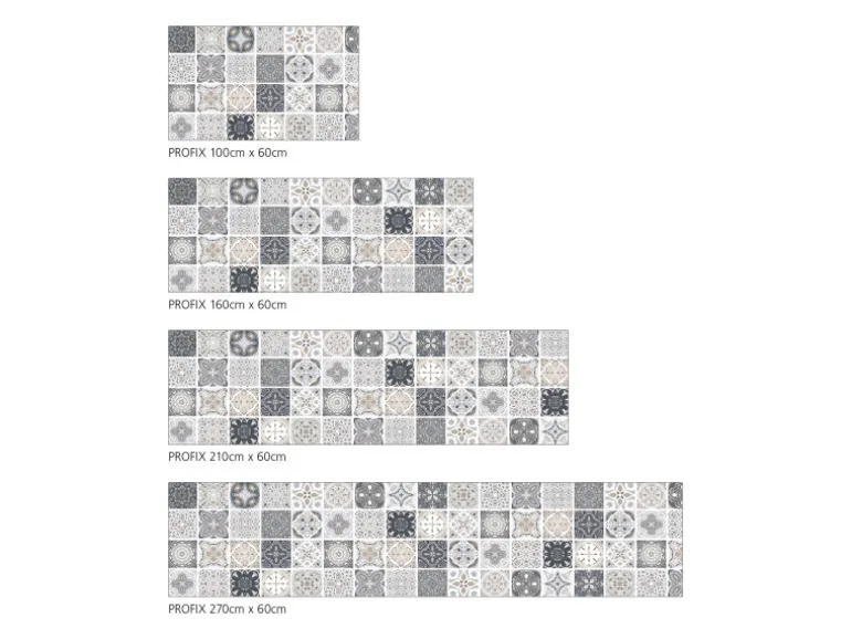 MySpotti Küchenrückwand Profix Cucina Liam 160 x 60 cm Grau-Beige