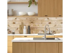 MySpotti Küchenrückwand Profix Cucina Gerhard 100 x 60 cm Holz Natur