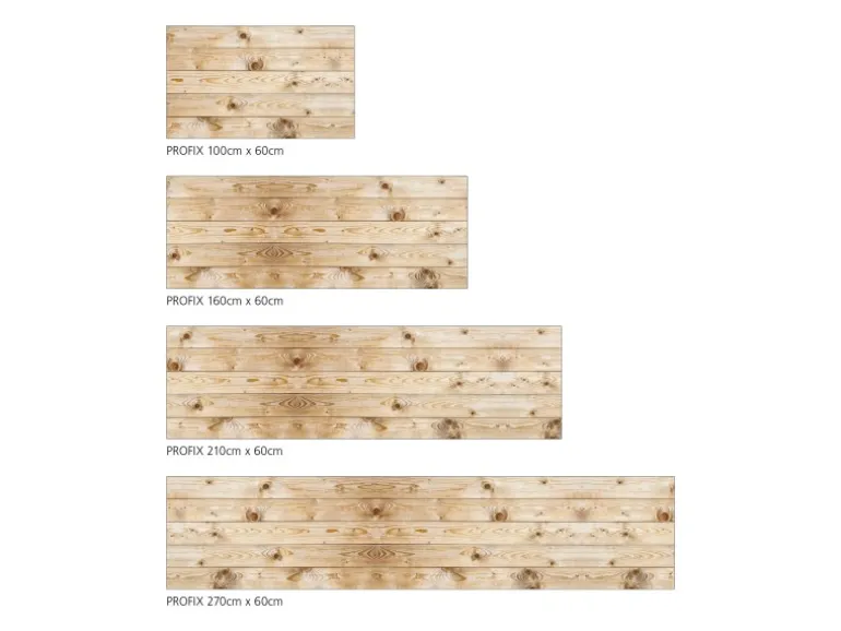 MySpotti Küchenrückwand Profix Cucina Gerhard 100 x 60 cm Holz Natur