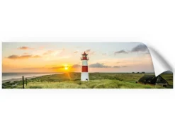 Myspotti Küchenrückwandfolie Leuchtturm Sylt Selbstklebend 220 cm x 60 cm