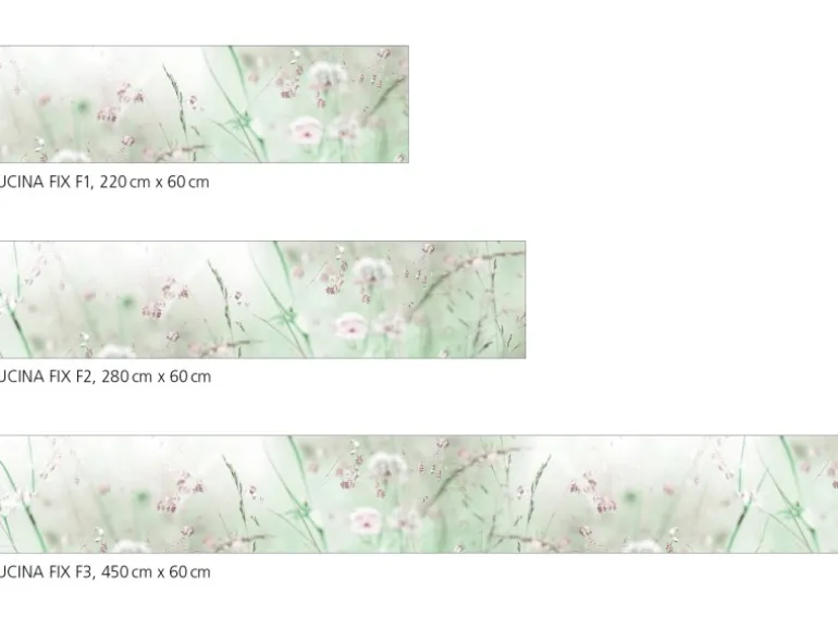Myspotti Küchenrückwandfolie Wildblumen Selbstklebend 450 cm x 60 cm
