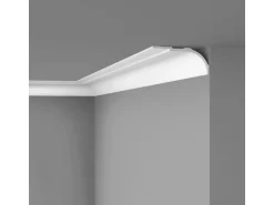 NOEL & MARQUET NMC AD22 ARSTYL Eckleiste Zierleiste Stuckleiste für Indirekte Beleuchtung 2 m 200 cm x 10 cm x 22,5 cm Weiß