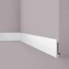 NOEL & MARQUET NMC FD15 WALLSTYL Sockelleiste Zierleiste Stuckleiste 2 m 200 cm x 1,8 cm x 15 cm Weiß