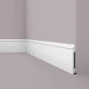NOEL & MARQUET NMC FL17 WALLSTYL Sockelleiste Zierleiste Stuckleiste 2 m 200 cm x 1,8 cm x 17 cm Weiß