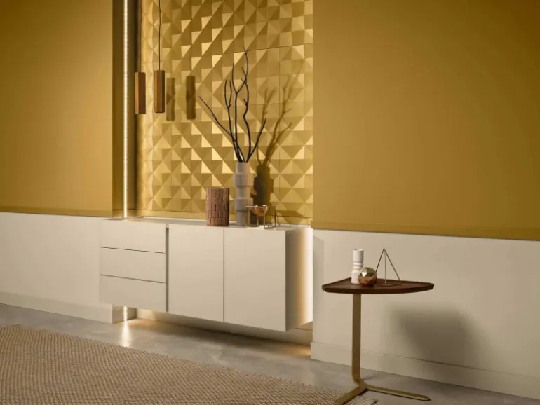 NOEL & MARQUET NMC FL1 WALLSTYL Sockelleiste Zierleiste Stuckleiste 2 m 200 cm x 1,3 cm x 8 cm Weiß