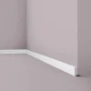 NOEL & MARQUET NMC FT1 WALLSTYL Sockelleiste Zierleiste Wandleiste Friesleiste 2 m 200 cm x 1,3 cm x 3,8 cm Weiß