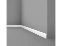 NOEL & MARQUET NMC FT1 WALLSTYL Sockelleiste Zierleiste Wandleiste Friesleiste 2 m 200 cm x 1,3 cm x 3,8 cm Weiß
