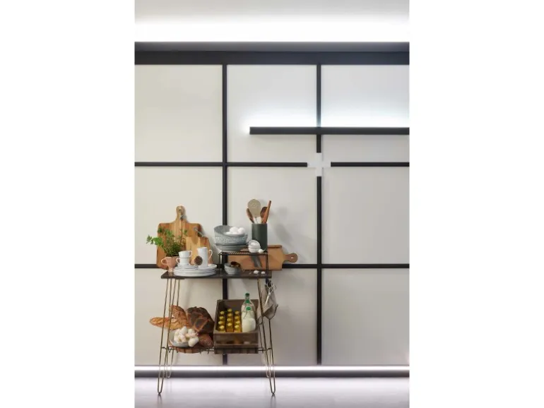 NOEL & MARQUET NMC WD5 WALLSTYL Wand- und Friesleiste Zierleiste Stuckleiste 2 m 200 cm x 1 cm x 3,8 cm Weiß